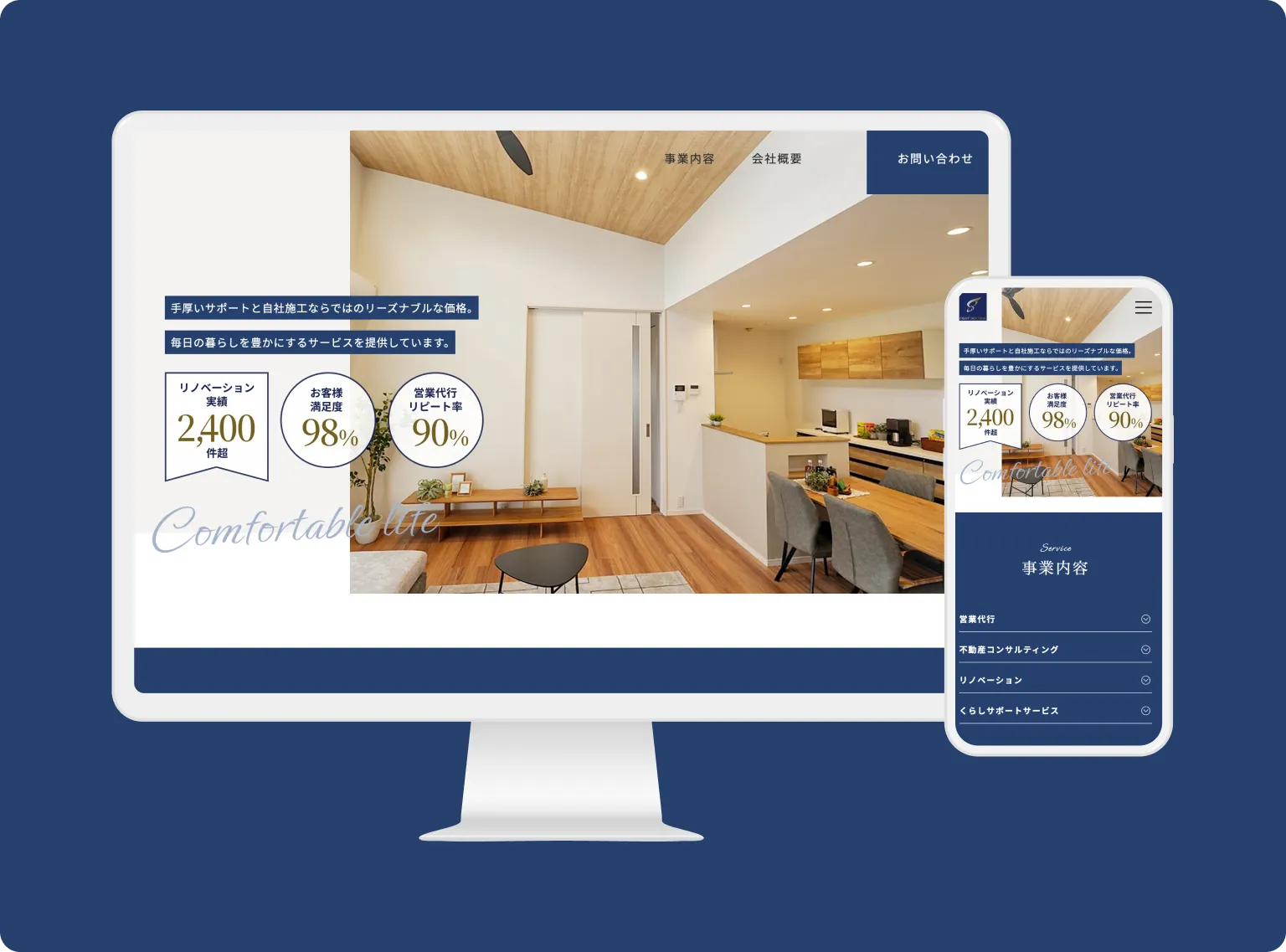 不動産会社 コーポレートサイト